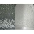 9341 E TULLE SPOSA RICAMATO BIANCO SETA