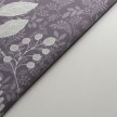 SCAMPOLO CM 150X160 TESSUTO TOVAGLIA FANTASIA FOGLIE FONDO GRIGIO