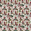 TESSUTO COTONE FANTASIA GNOMI NATALE