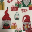 TESSUTO COTONE FANTASIA GNOMI NATALE