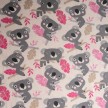 SCAMPOLO CM 70X160 JERSEY BISTRETCH FANTASIA KOALA ROSA