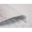 SCAMPOLO CM 75X150 TRAPUNTA COTONE 642 DOUBLE FACE BIANCA