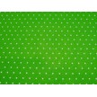 SCAMPOLO CM 120X180 PANNOLENCI STAMPATO VERDE FLUO POIS BIANCHI