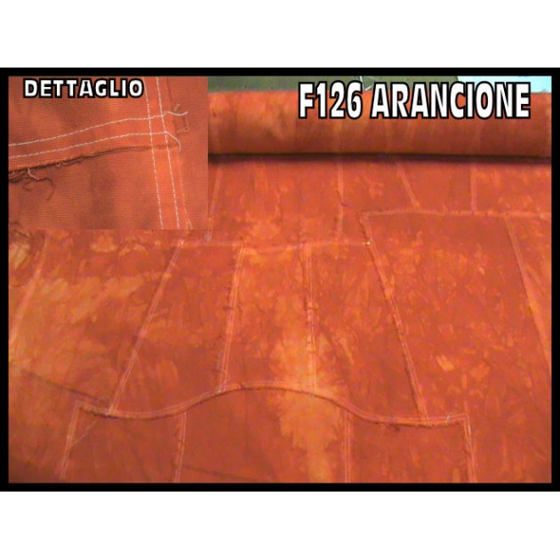 F126 CANVAS STRECH ARANCIONE MALTINTO